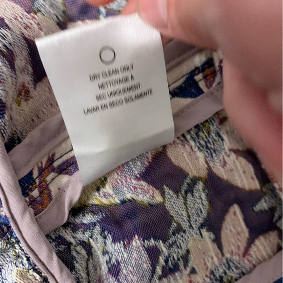 Anthropologie Sachin Babi Jacquard Sweetheart Crop Top Bustier Corset Tapestry - Picture 13 of 14